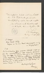 k.k. naturhistorisches Hofmuseum, Intendanzakten 1885-1896 (Hauer), Aktenzahl Z.79.a/1888, Seite 3